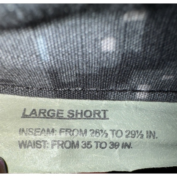 Tru Spec Black Camo Cargo Pants Adjustable Waist Draw String Ankles L Short - Picture 8 of 10